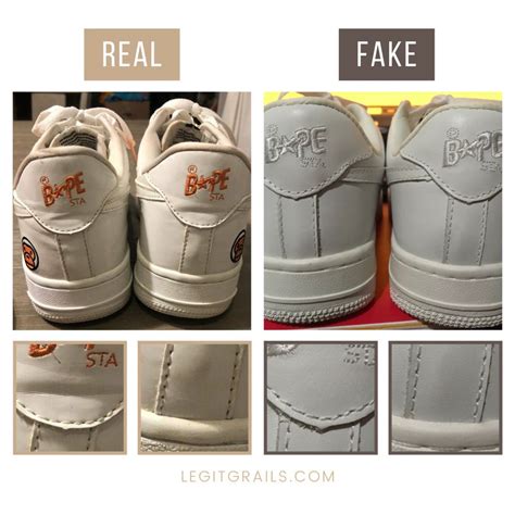 real vs false bape sta